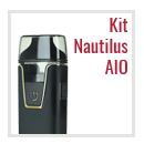 Image de couverture représentant le kit nautilus AIO, cigarette électronique adaptée pour la consommation de CBD chez Vap\'Expert